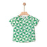 Triangles Baby Tunic Green